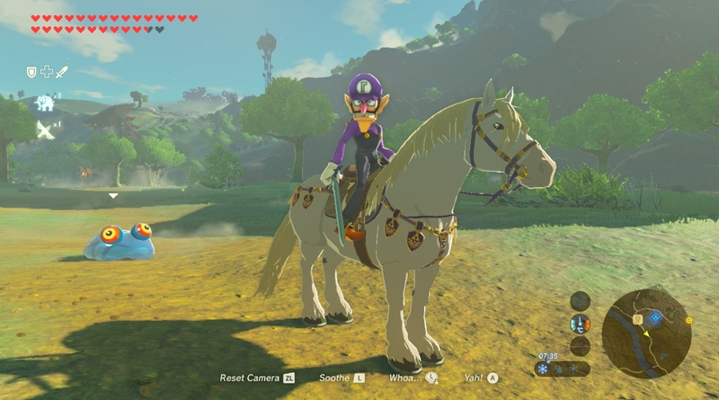 Illustration for article titled Now Waluigi Is In Breath Of The Wild